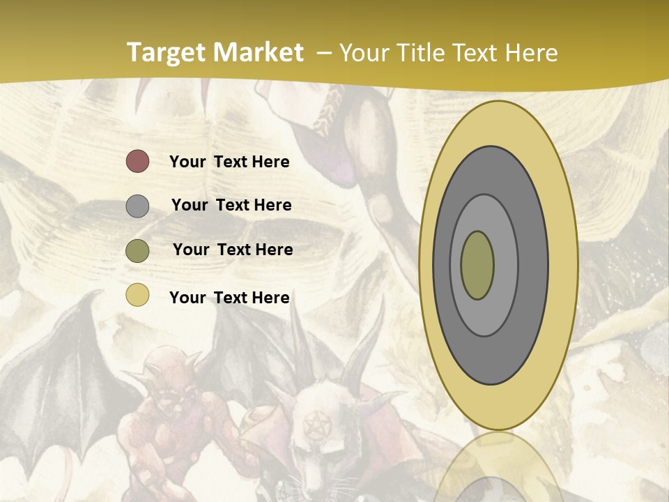 A Picture Of A Man Riding A Horse With A Dragon On It PowerPoint Template