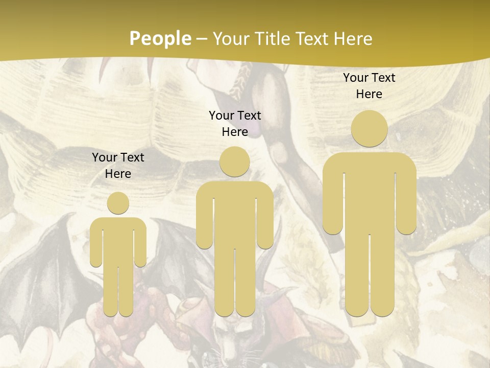 A Picture Of A Man Riding A Horse With A Dragon On It PowerPoint Template