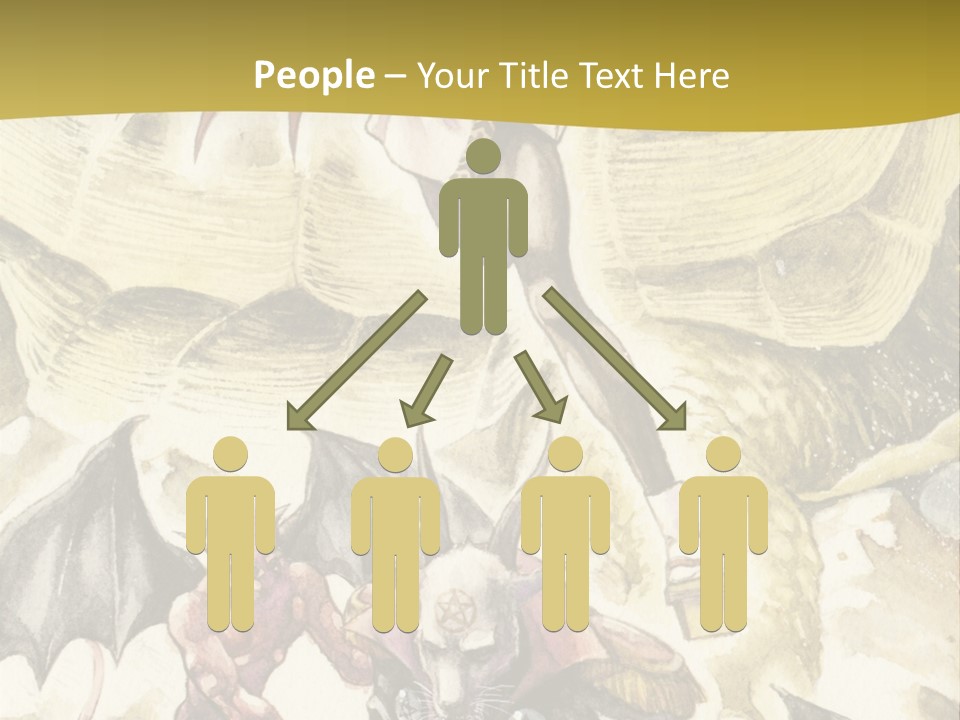 A Picture Of A Man Riding A Horse With A Dragon On It PowerPoint Template