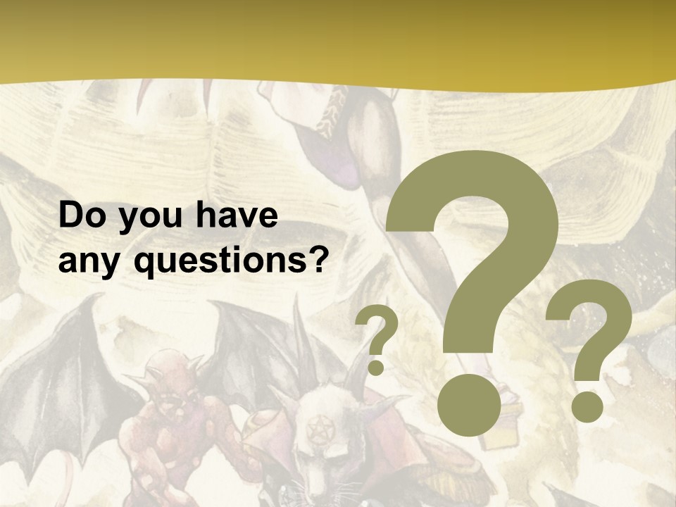 A Picture Of A Man Riding A Horse With A Dragon On It PowerPoint Template