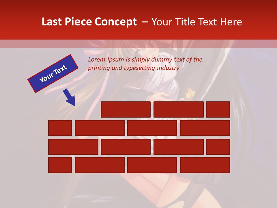 A Couple Of Anime Characters With Swords In Their Hands PowerPoint Template