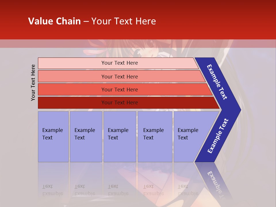 A Couple Of Anime Characters With Swords In Their Hands PowerPoint Template
