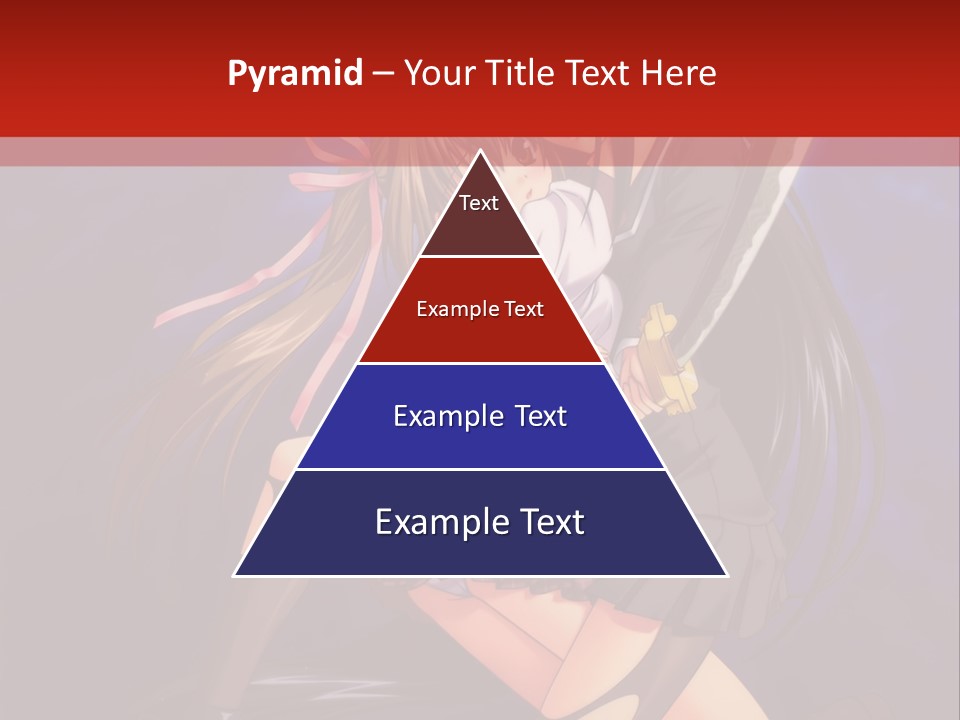 A Couple Of Anime Characters With Swords In Their Hands PowerPoint Template