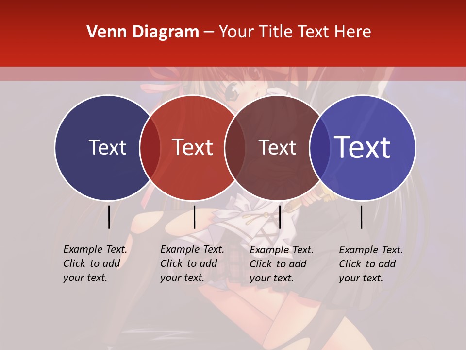 A Couple Of Anime Characters With Swords In Their Hands PowerPoint Template