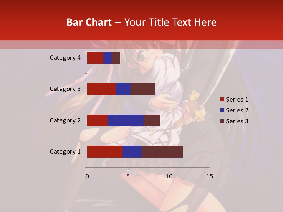 A Couple Of Anime Characters With Swords In Their Hands PowerPoint Template