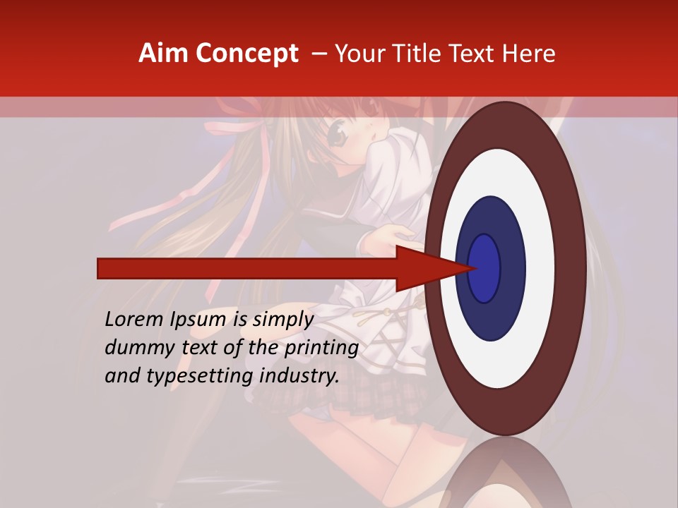 A Couple Of Anime Characters With Swords In Their Hands PowerPoint Template