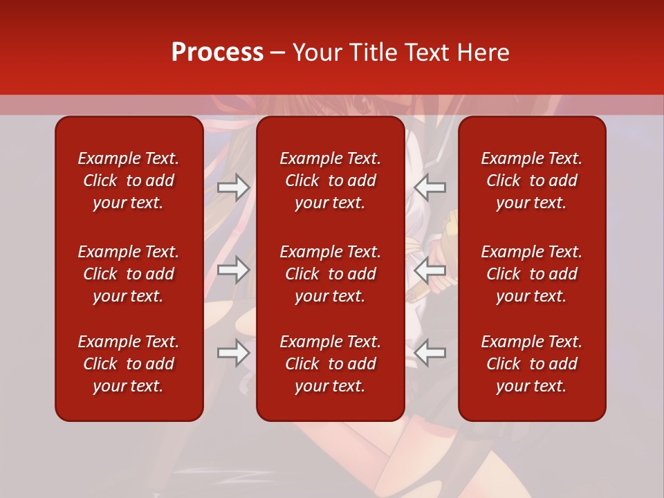 A Couple Of Anime Characters With Swords In Their Hands PowerPoint Template