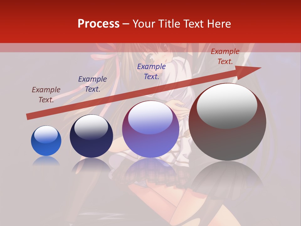 A Couple Of Anime Characters With Swords In Their Hands PowerPoint Template