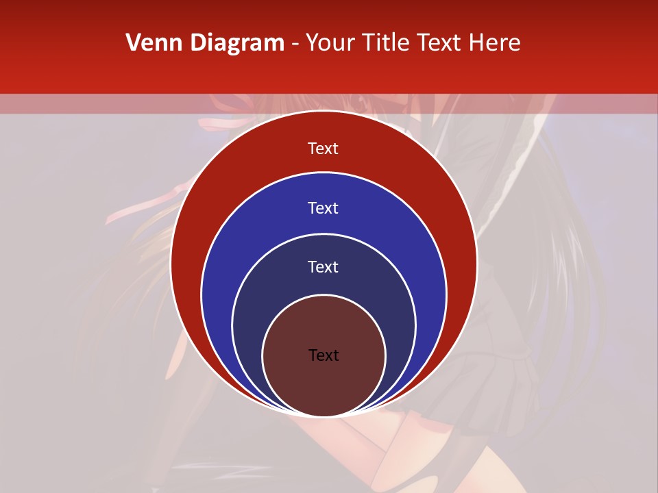 A Couple Of Anime Characters With Swords In Their Hands PowerPoint Template