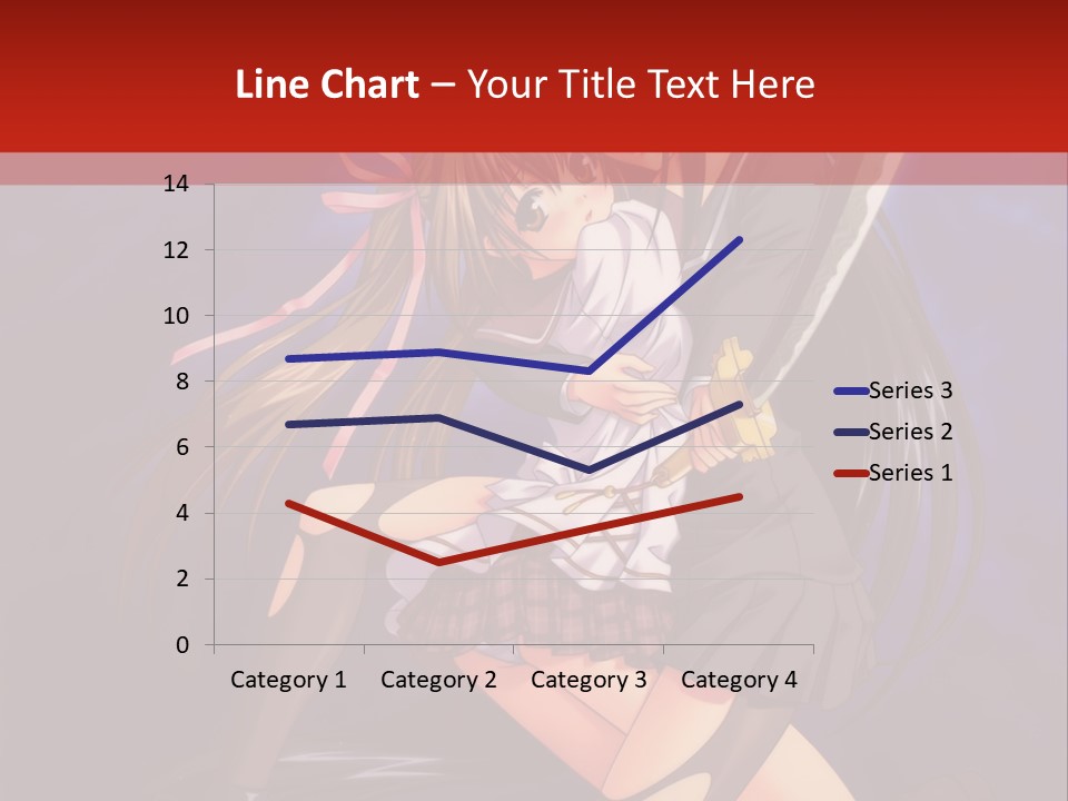 A Couple Of Anime Characters With Swords In Their Hands PowerPoint Template