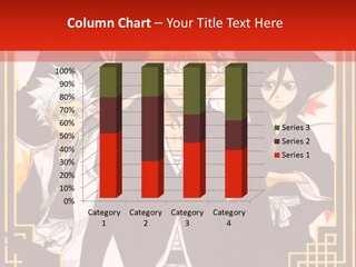 A Group Of Anime Characters With A Red Background PowerPoint Template