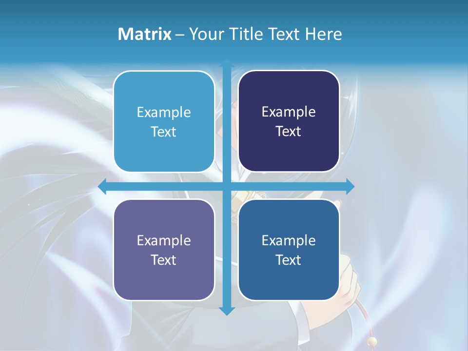 A Woman Holding A Sword In Her Hands PowerPoint Template