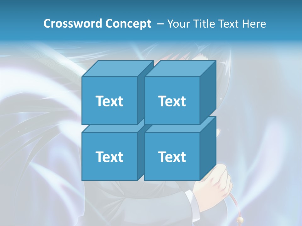 A Woman Holding A Sword In Her Hands PowerPoint Template