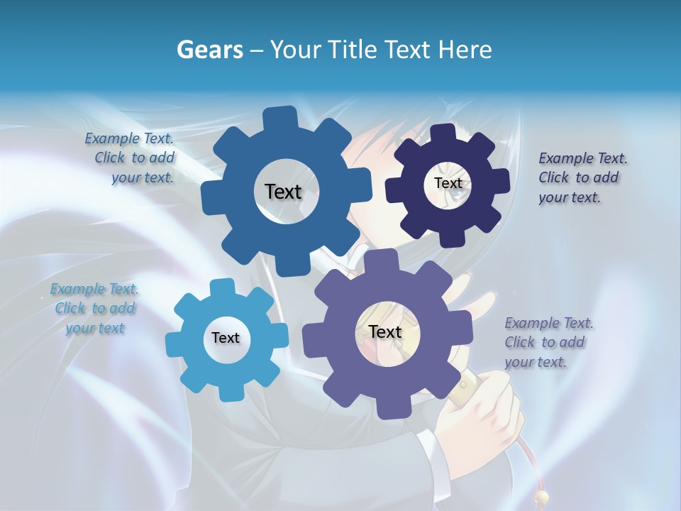 A Woman Holding A Sword In Her Hands PowerPoint Template