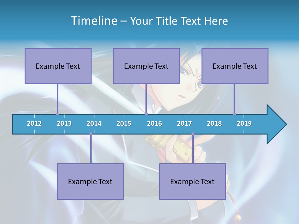 A Woman Holding A Sword In Her Hands PowerPoint Template