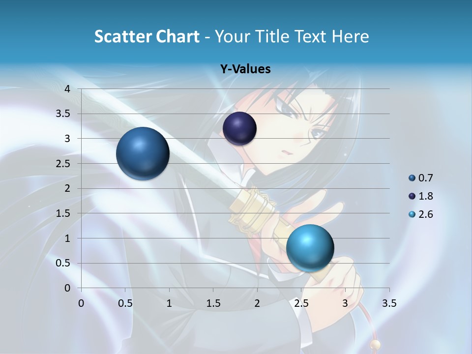 A Woman Holding A Sword In Her Hands PowerPoint Template