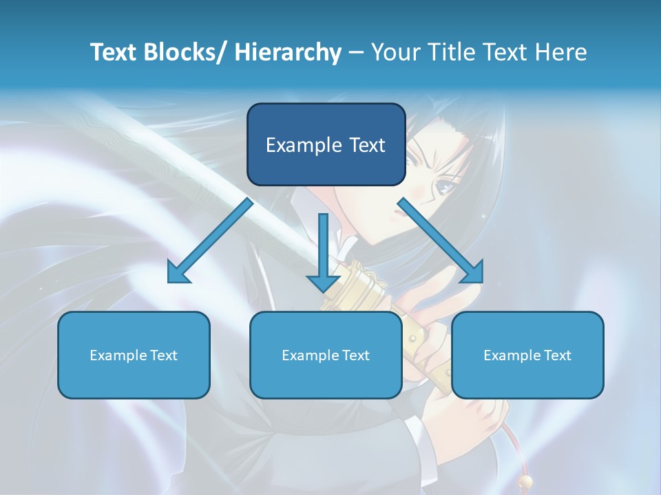 A Woman Holding A Sword In Her Hands PowerPoint Template