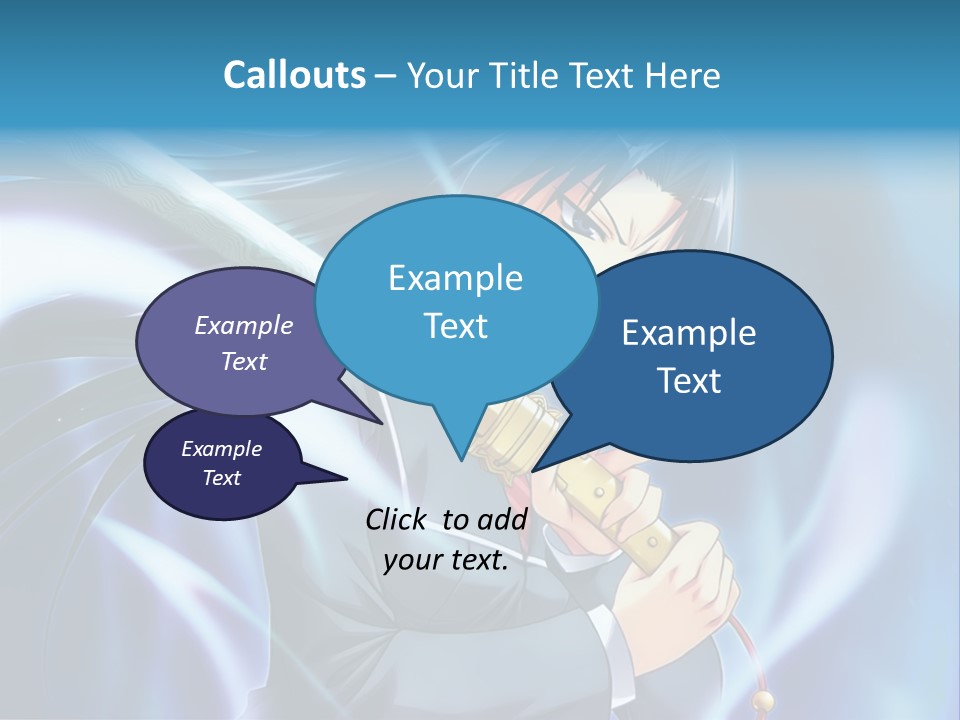 A Woman Holding A Sword In Her Hands PowerPoint Template