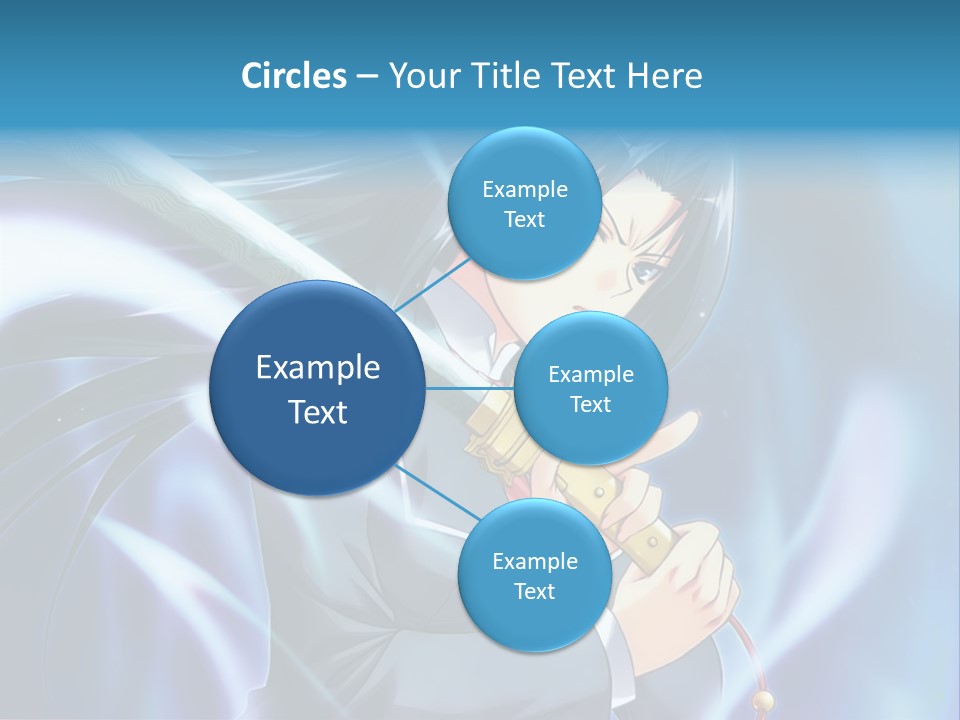 A Woman Holding A Sword In Her Hands PowerPoint Template