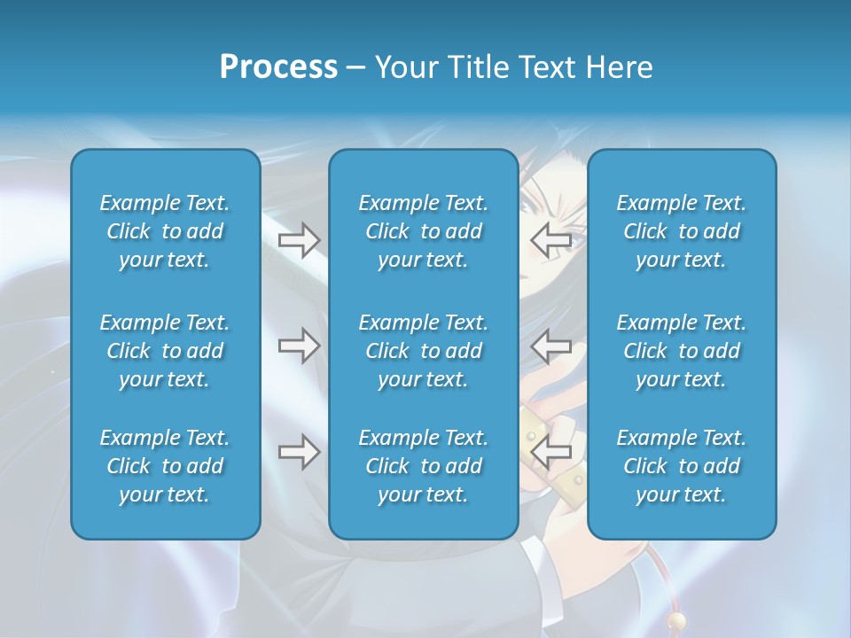 A Woman Holding A Sword In Her Hands PowerPoint Template