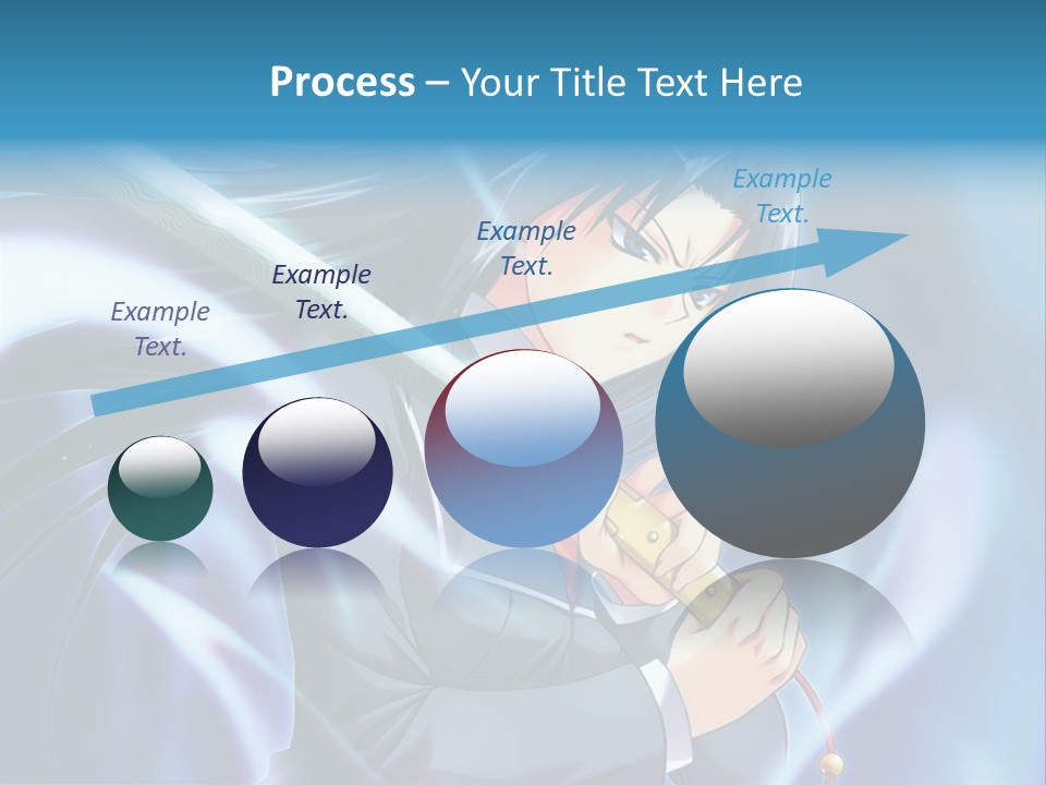 A Woman Holding A Sword In Her Hands PowerPoint Template