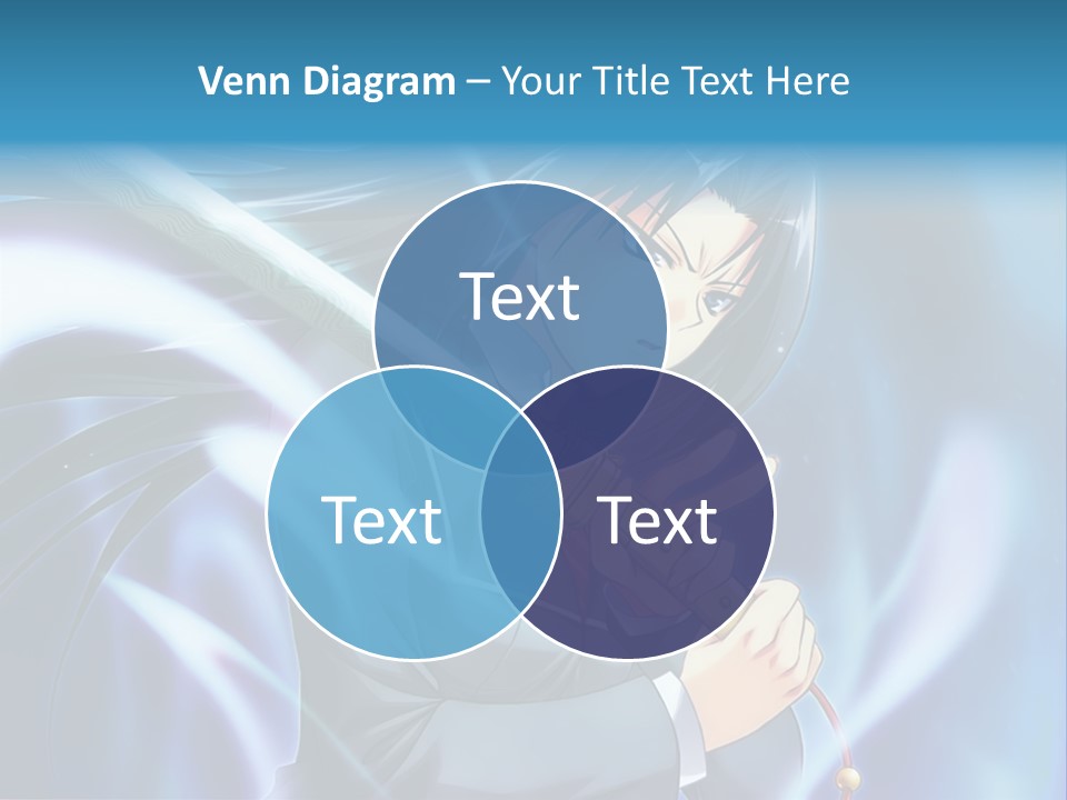 A Woman Holding A Sword In Her Hands PowerPoint Template