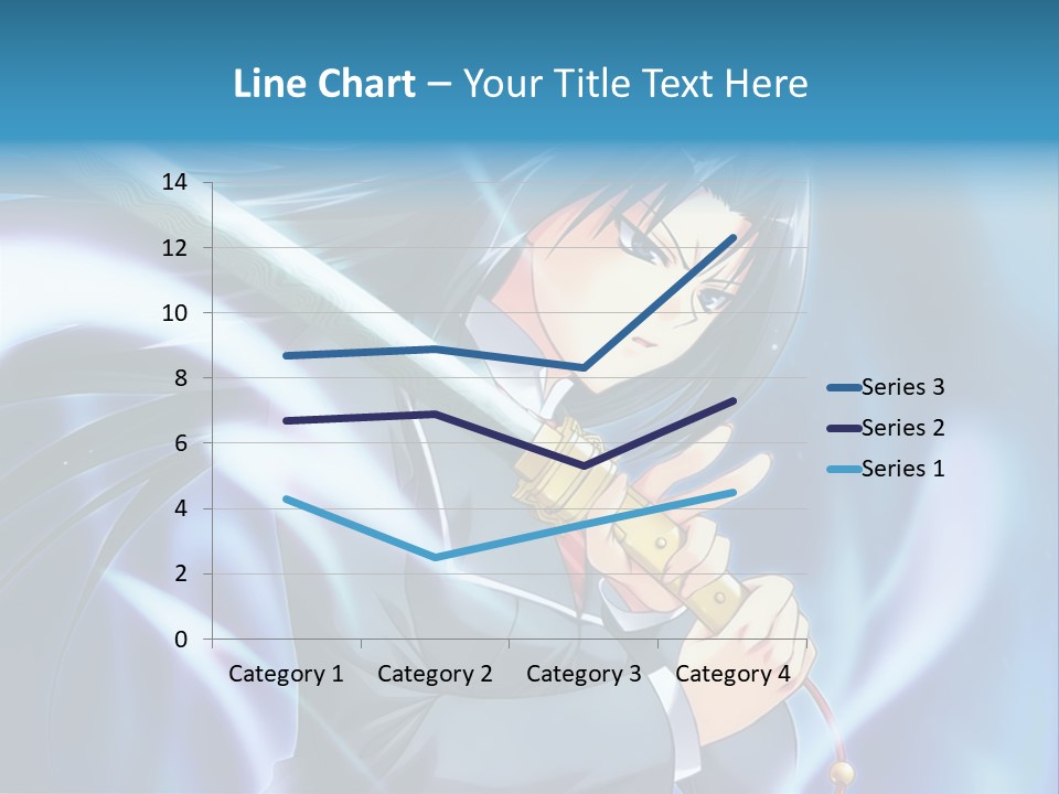 A Woman Holding A Sword In Her Hands PowerPoint Template