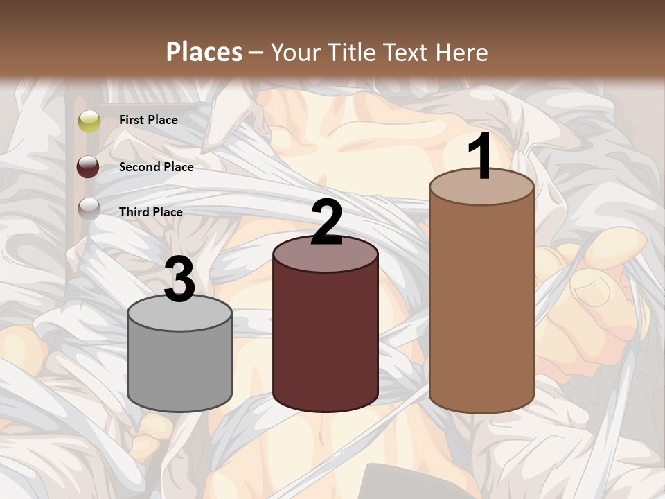 A Couple Of Anime Characters Sitting Next To Each Other PowerPoint Template