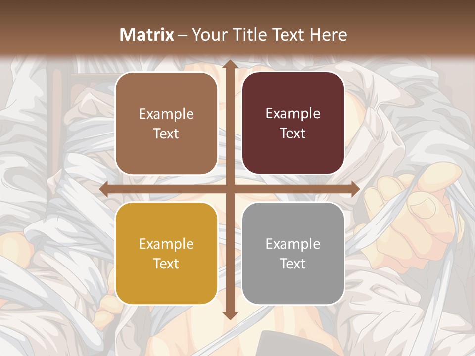 A Couple Of Anime Characters Sitting Next To Each Other PowerPoint Template