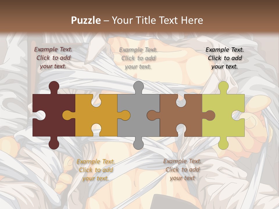 A Couple Of Anime Characters Sitting Next To Each Other PowerPoint Template