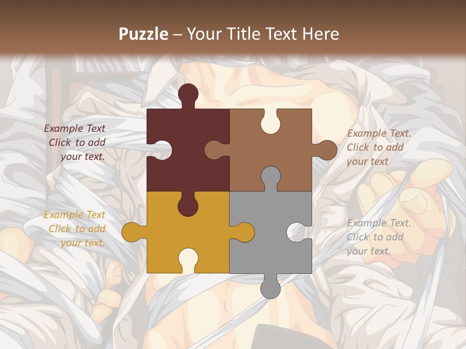 A Couple Of Anime Characters Sitting Next To Each Other PowerPoint Template