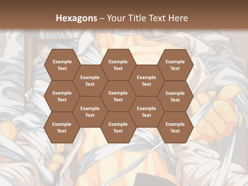 A Couple Of Anime Characters Sitting Next To Each Other PowerPoint Template