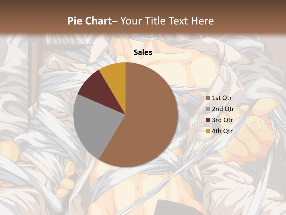 A Couple Of Anime Characters Sitting Next To Each Other PowerPoint Template