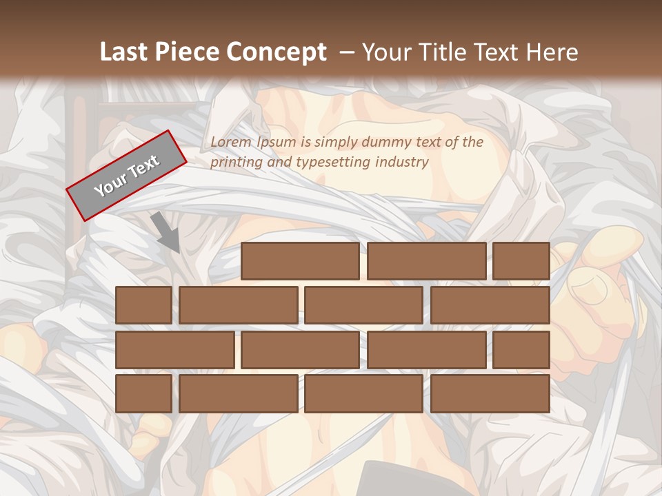 A Couple Of Anime Characters Sitting Next To Each Other PowerPoint Template