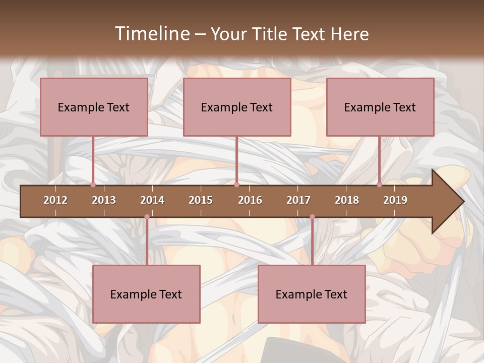 A Couple Of Anime Characters Sitting Next To Each Other PowerPoint Template