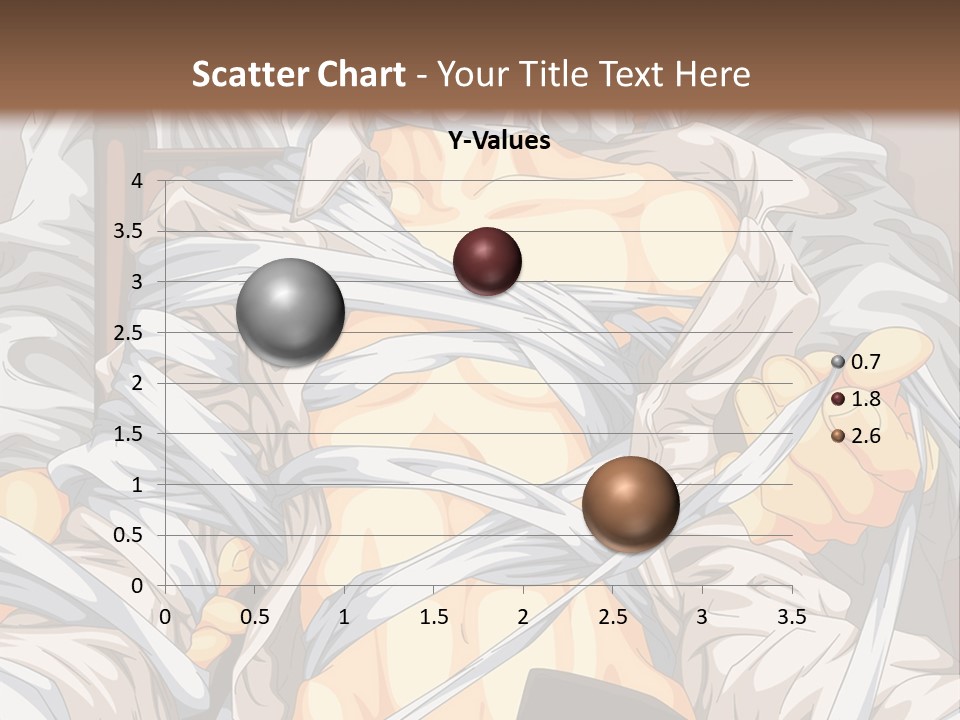 A Couple Of Anime Characters Sitting Next To Each Other PowerPoint Template