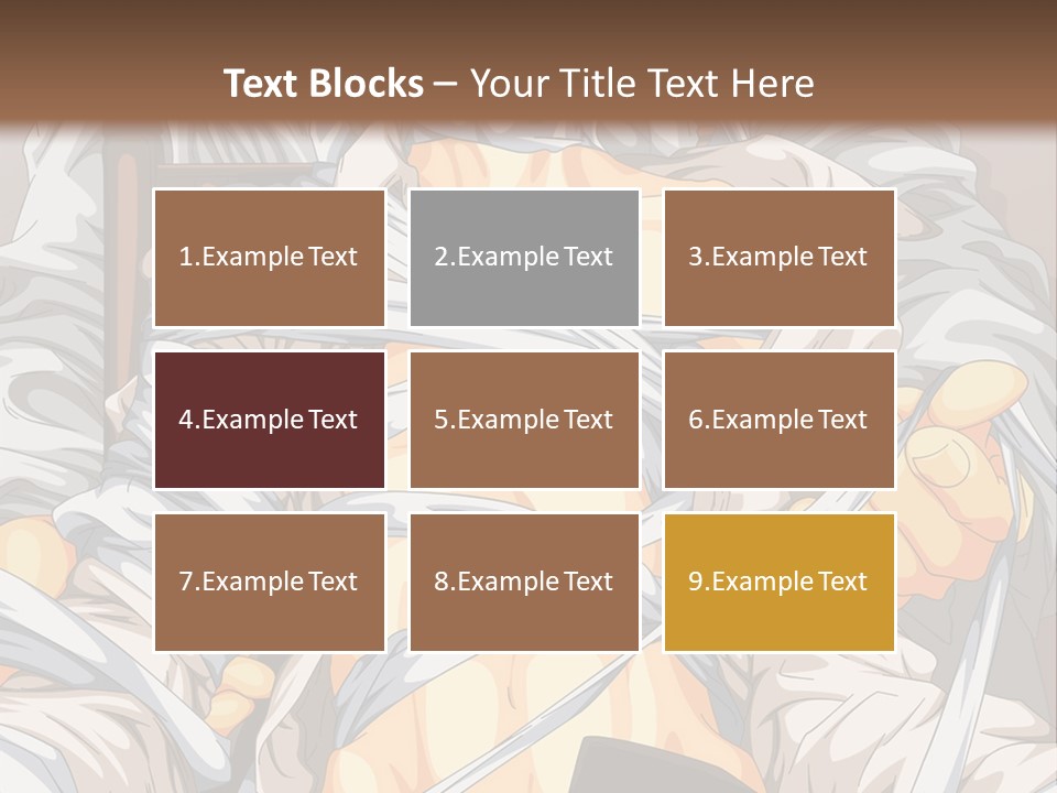 A Couple Of Anime Characters Sitting Next To Each Other PowerPoint Template