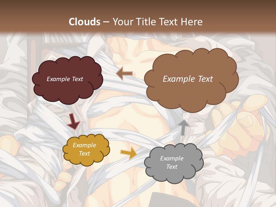 A Couple Of Anime Characters Sitting Next To Each Other PowerPoint Template