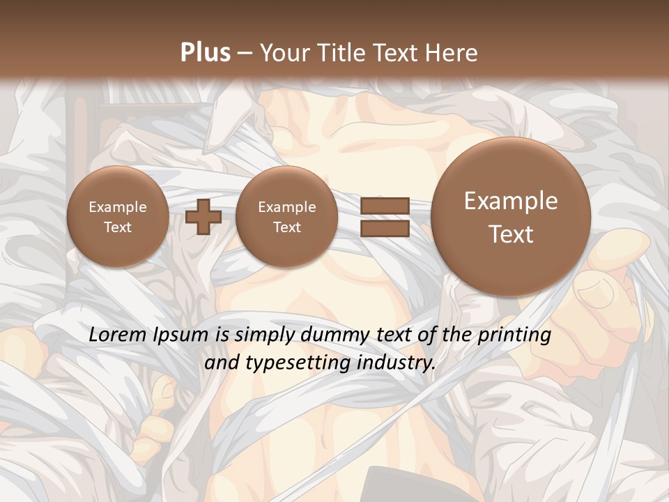 A Couple Of Anime Characters Sitting Next To Each Other PowerPoint Template