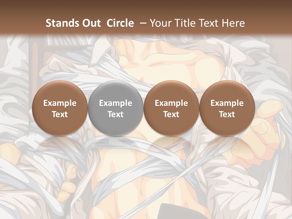 A Couple Of Anime Characters Sitting Next To Each Other PowerPoint Template