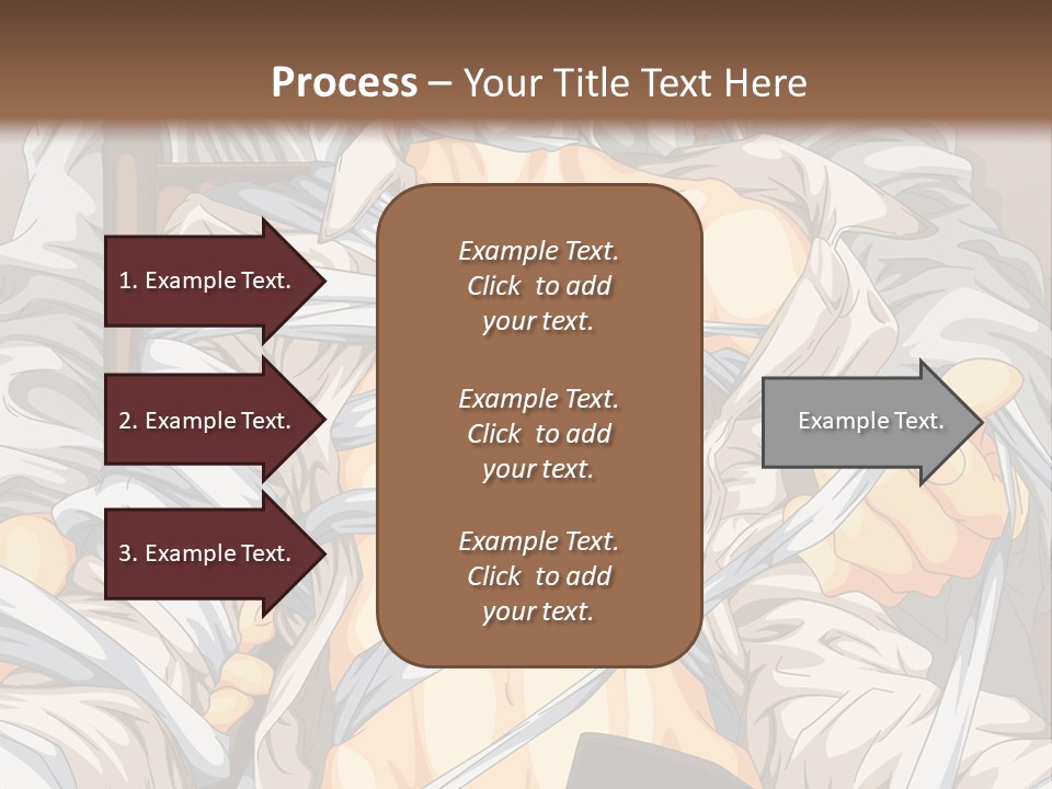 A Couple Of Anime Characters Sitting Next To Each Other PowerPoint Template