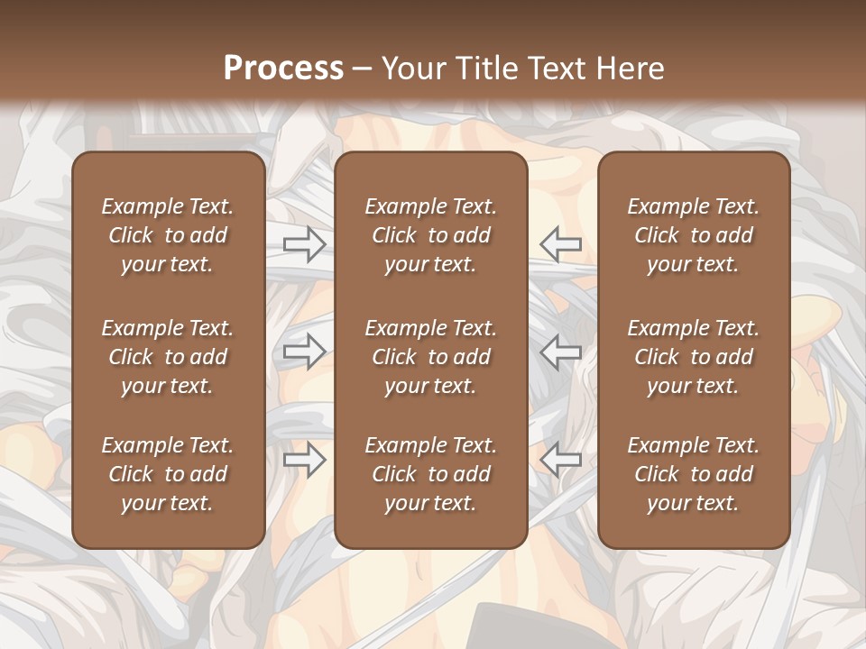 A Couple Of Anime Characters Sitting Next To Each Other PowerPoint Template
