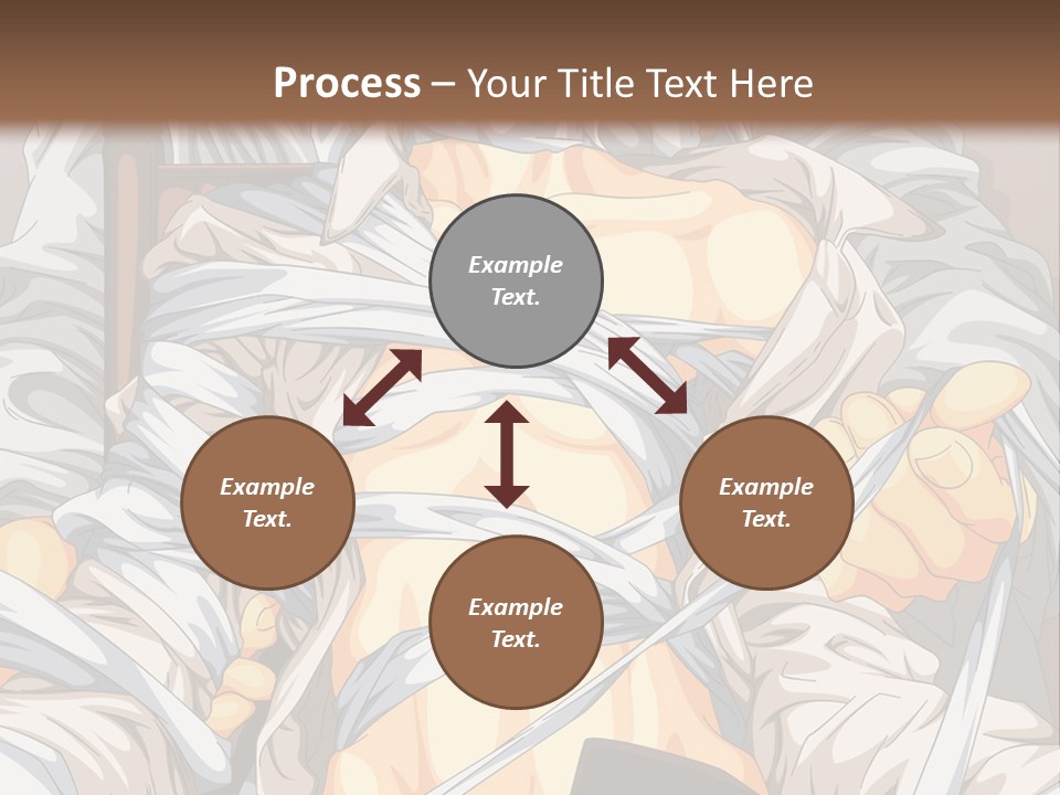 A Couple Of Anime Characters Sitting Next To Each Other PowerPoint Template