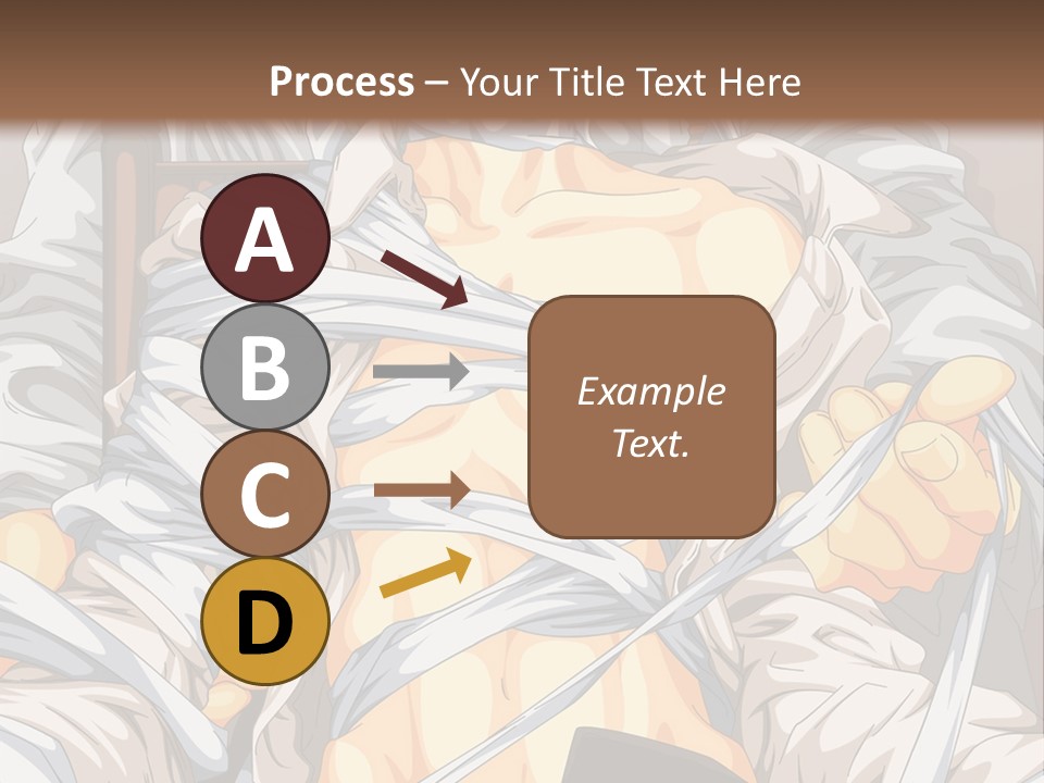 A Couple Of Anime Characters Sitting Next To Each Other PowerPoint Template