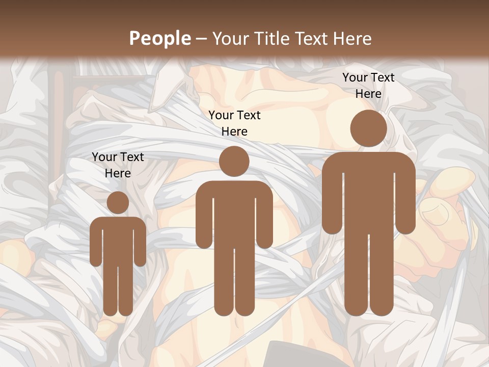 A Couple Of Anime Characters Sitting Next To Each Other PowerPoint Template