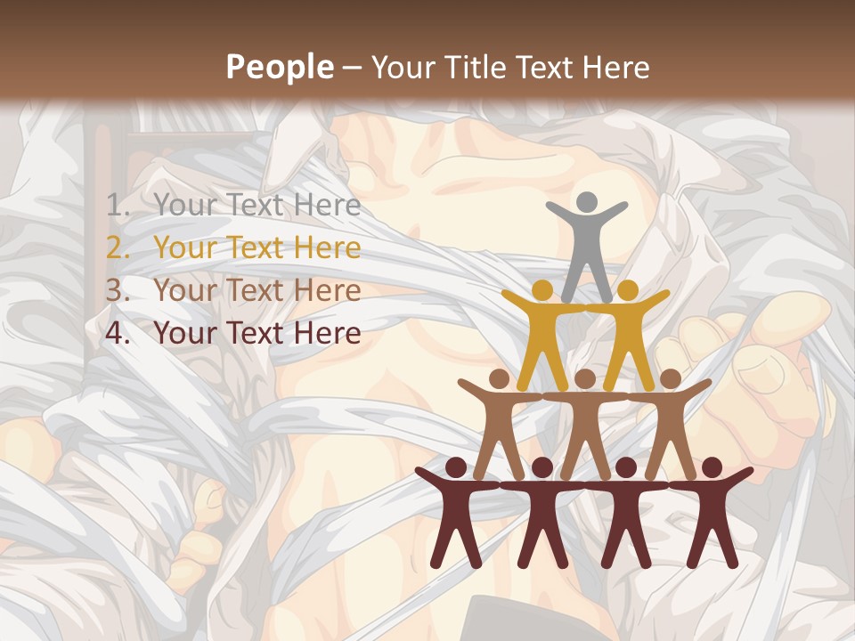 A Couple Of Anime Characters Sitting Next To Each Other PowerPoint Template