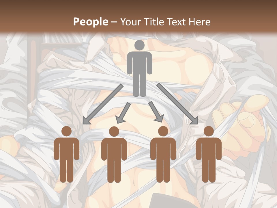 A Couple Of Anime Characters Sitting Next To Each Other PowerPoint Template