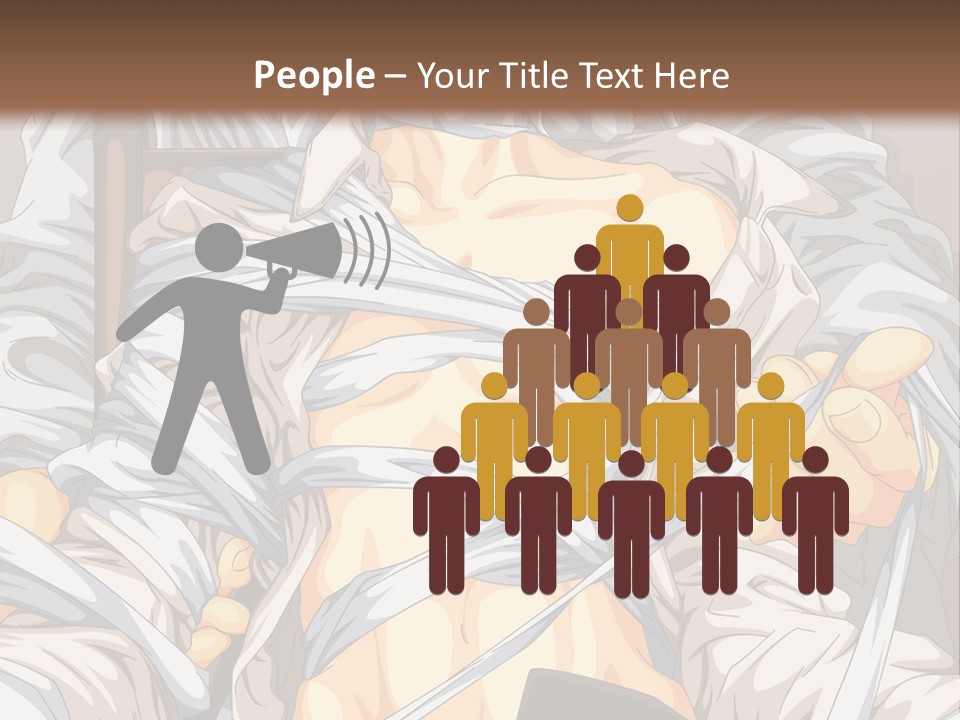 A Couple Of Anime Characters Sitting Next To Each Other PowerPoint Template