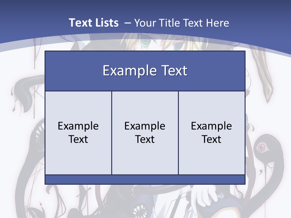 A Cartoon Character With A Sword In Her Hand PowerPoint Template