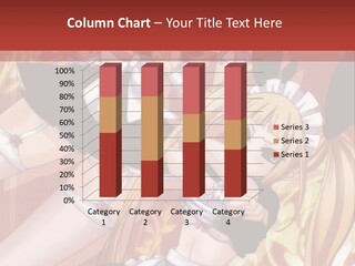 A Couple Of Anime Characters With A Red Background PowerPoint Template